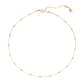 Lorena Choker Necklace ~ Pearl