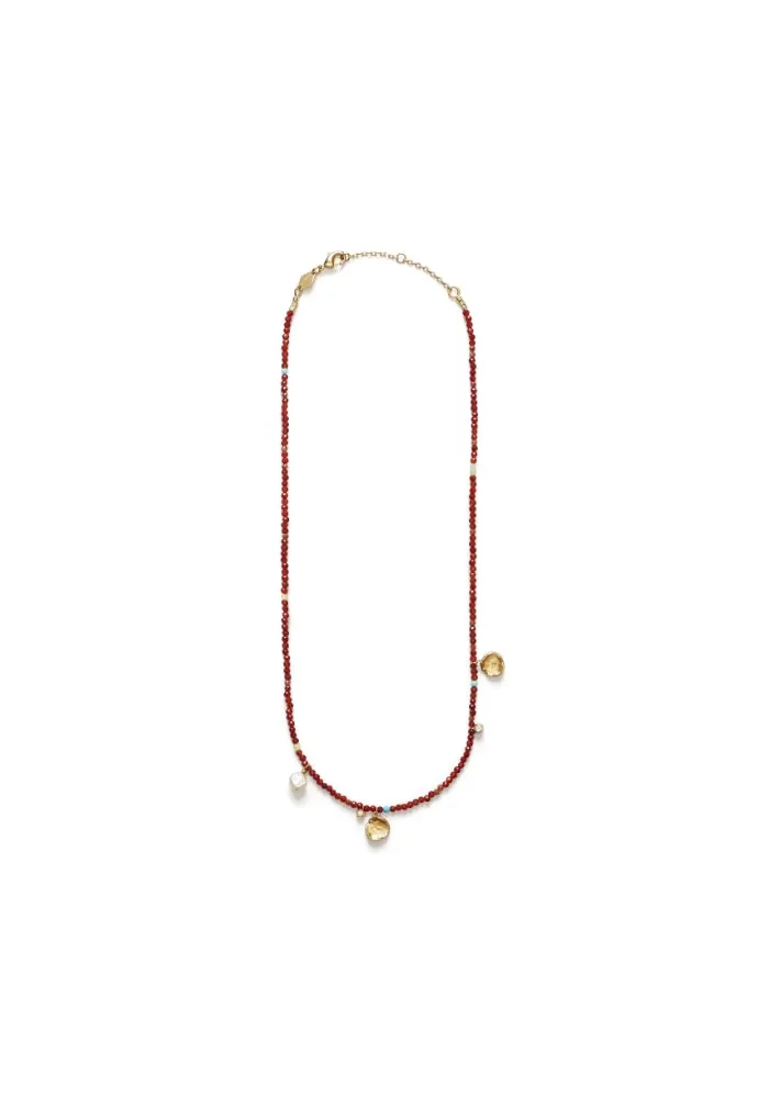 Maroon Harmony Necklace