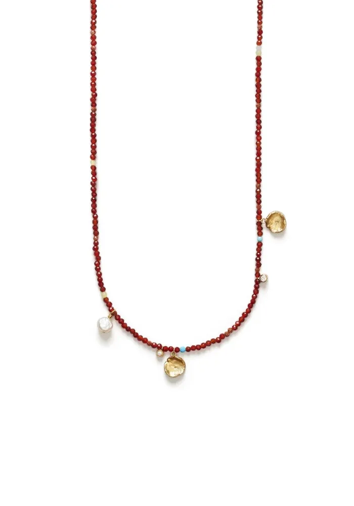 Maroon Harmony Necklace