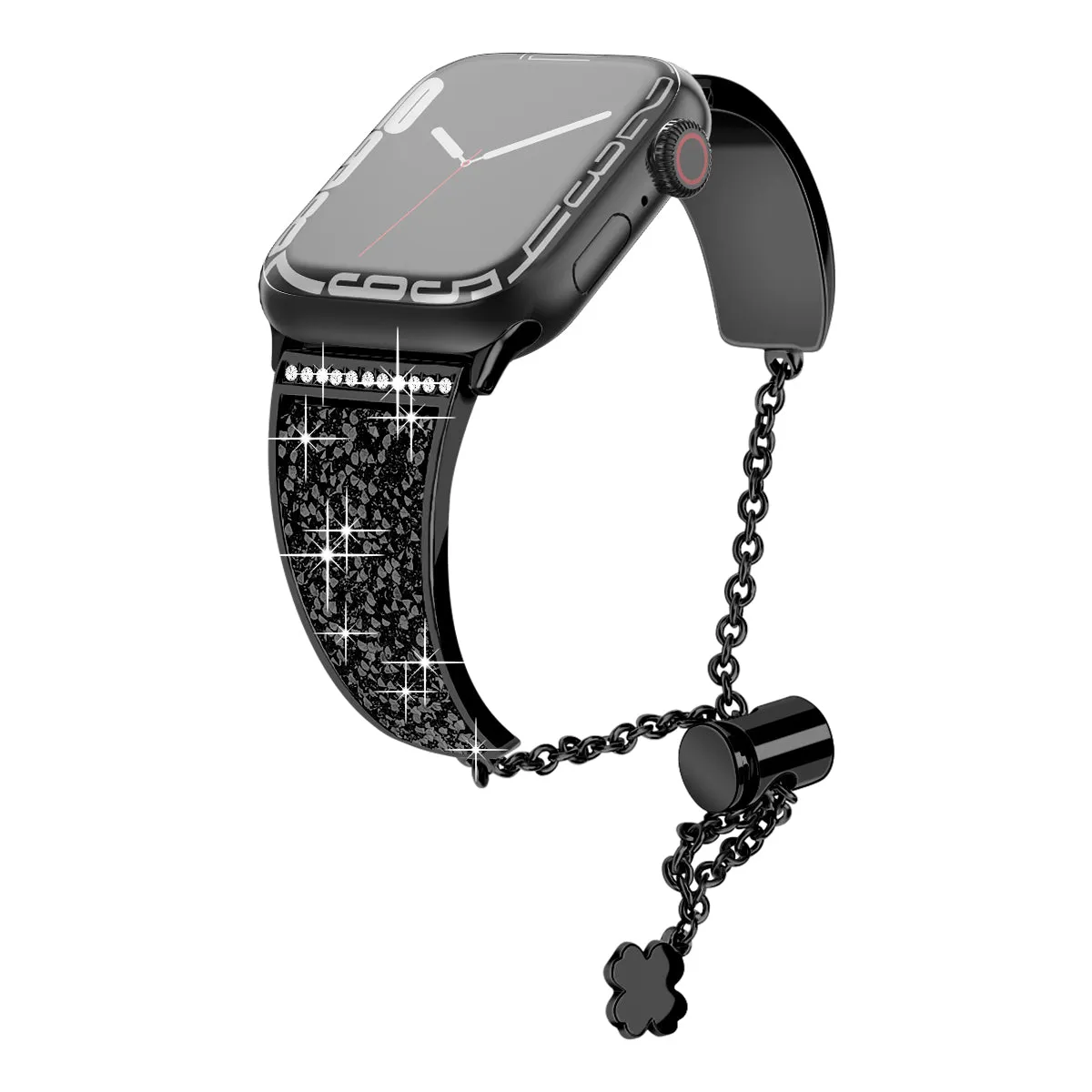 Metal Band with Dazzling Crystal for Apple Watch 38/40/41mm & 42/44/45mm