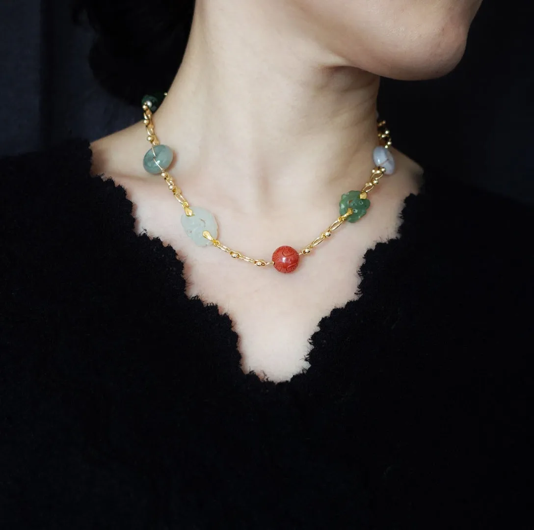 Metropolis Hermit Jade Necklace