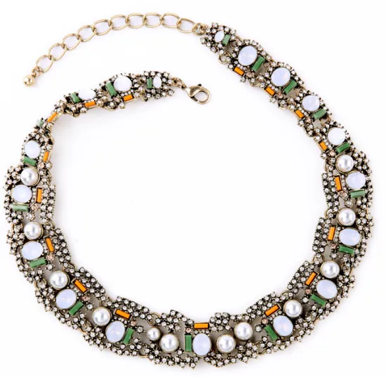 Modern Pearl Collar Necklace