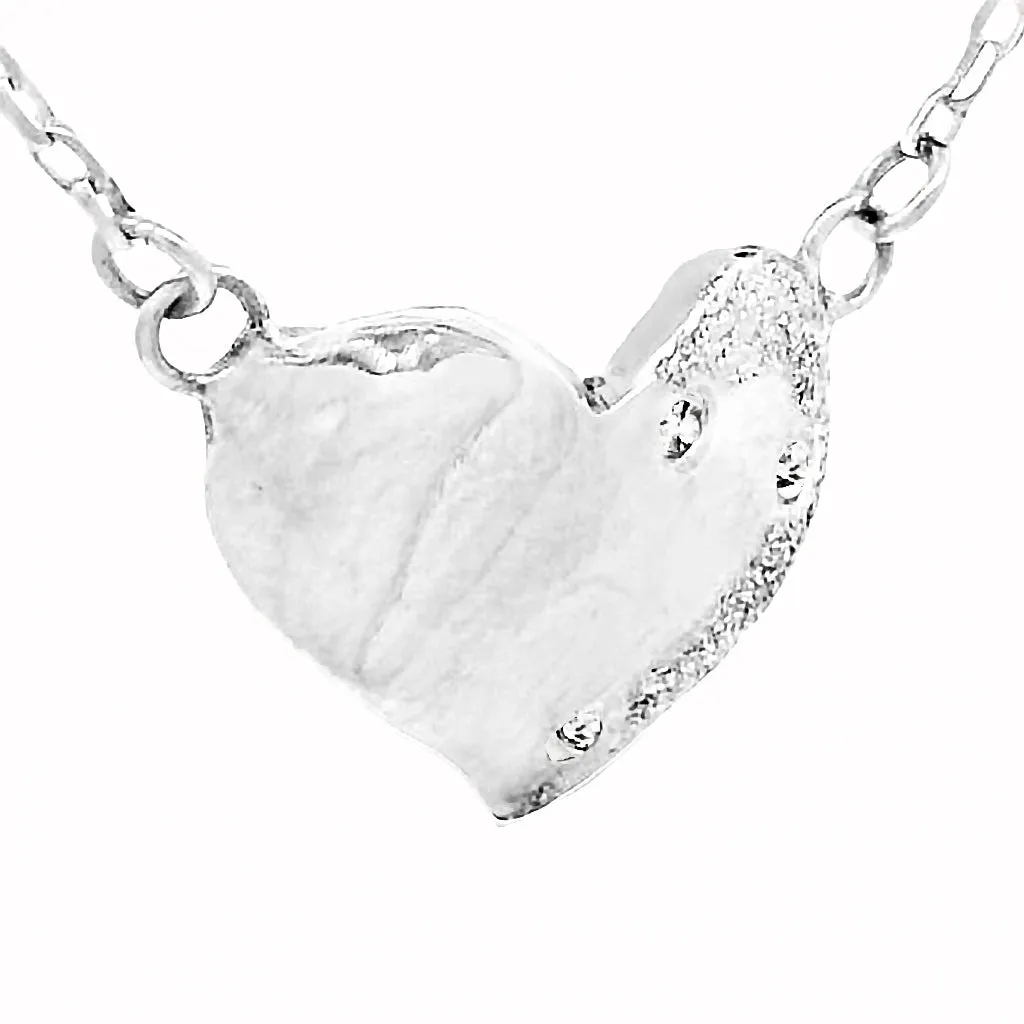 Moonlight Heart Necklace