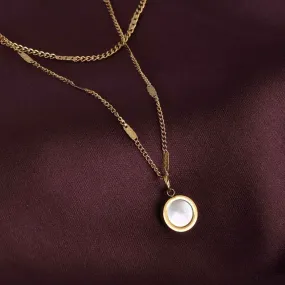 Moonstone Layered Necklace