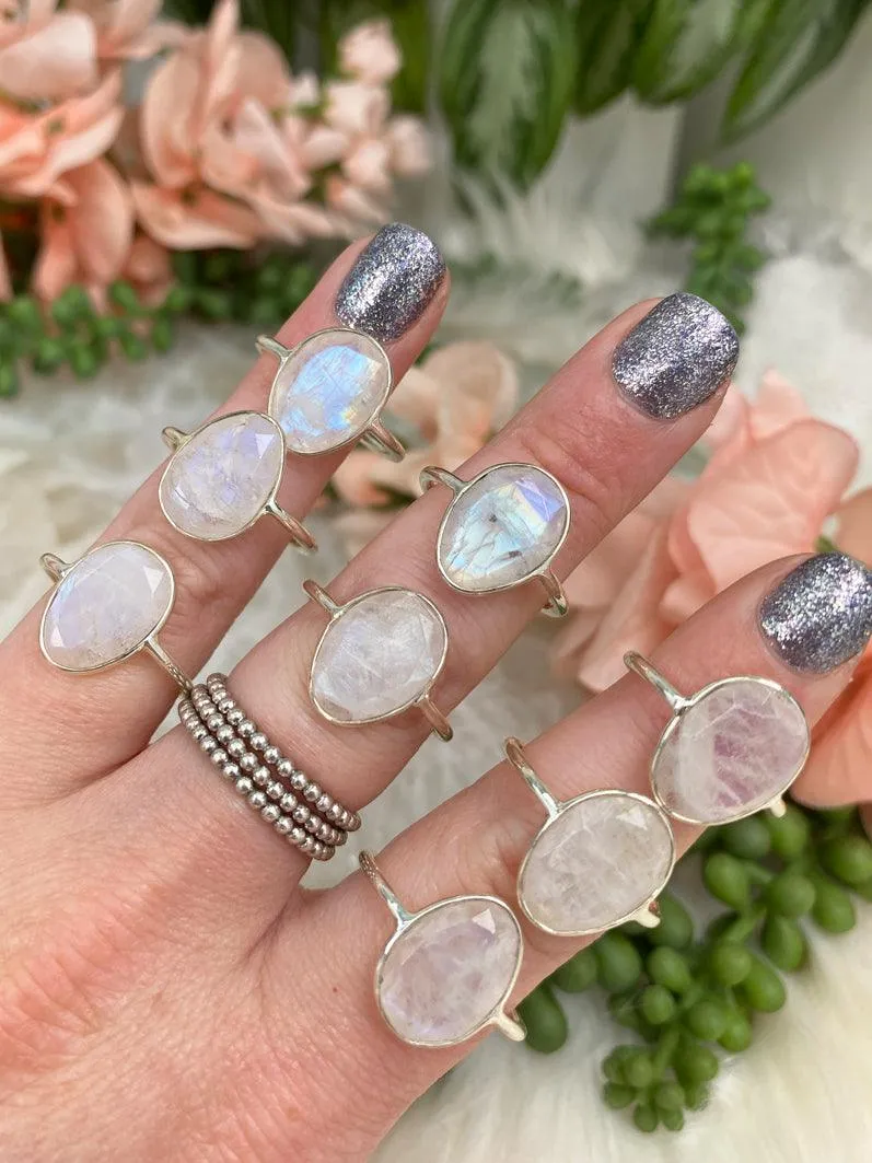 Moonstone Rings