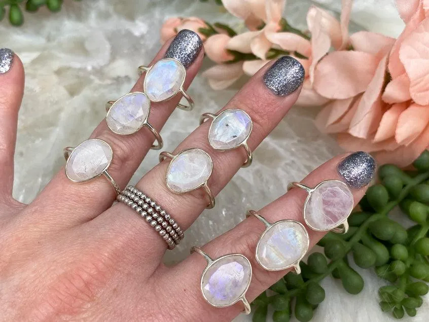 Moonstone Rings