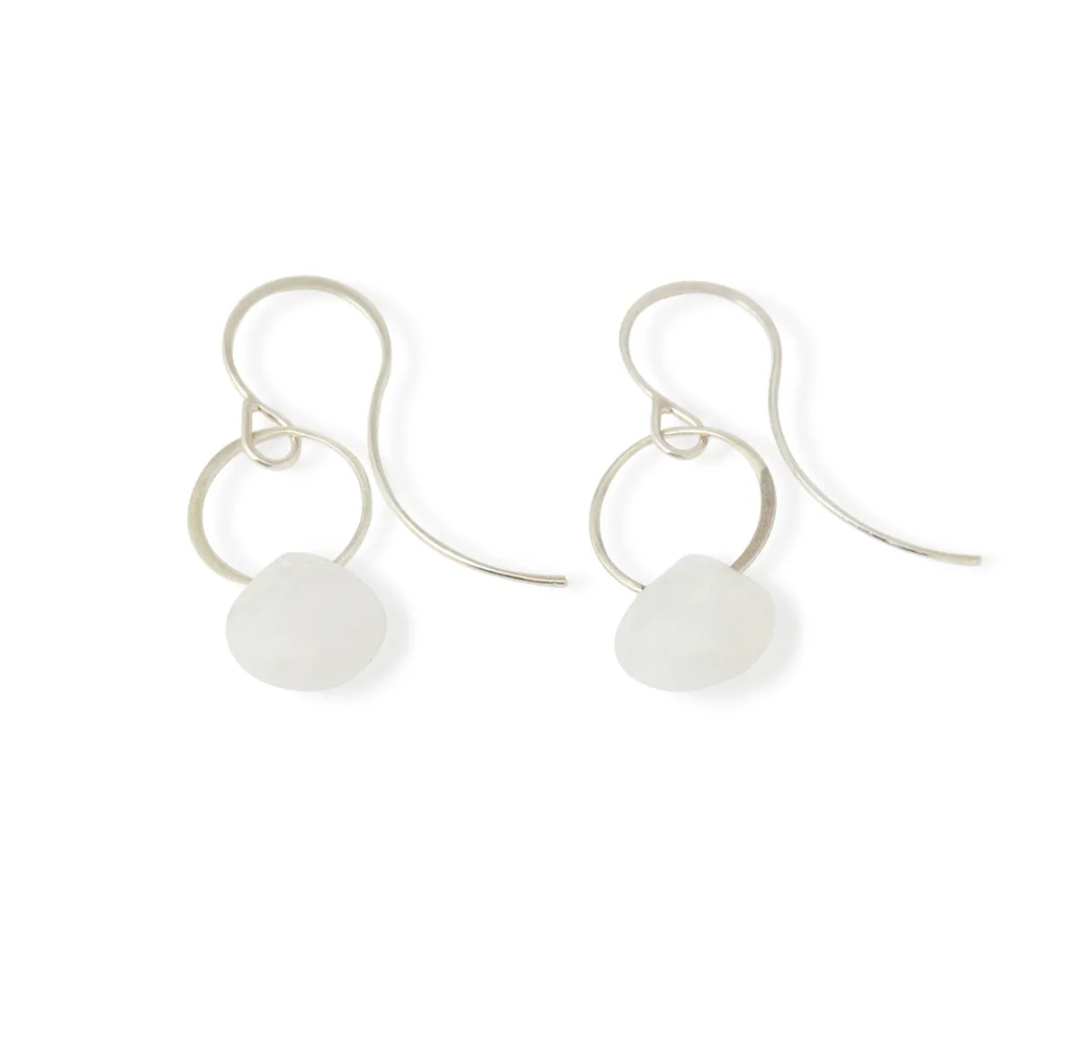 Moonstone Single Drop Earrings