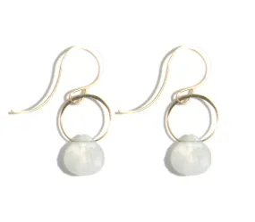 Moonstone Single Drop Earrings