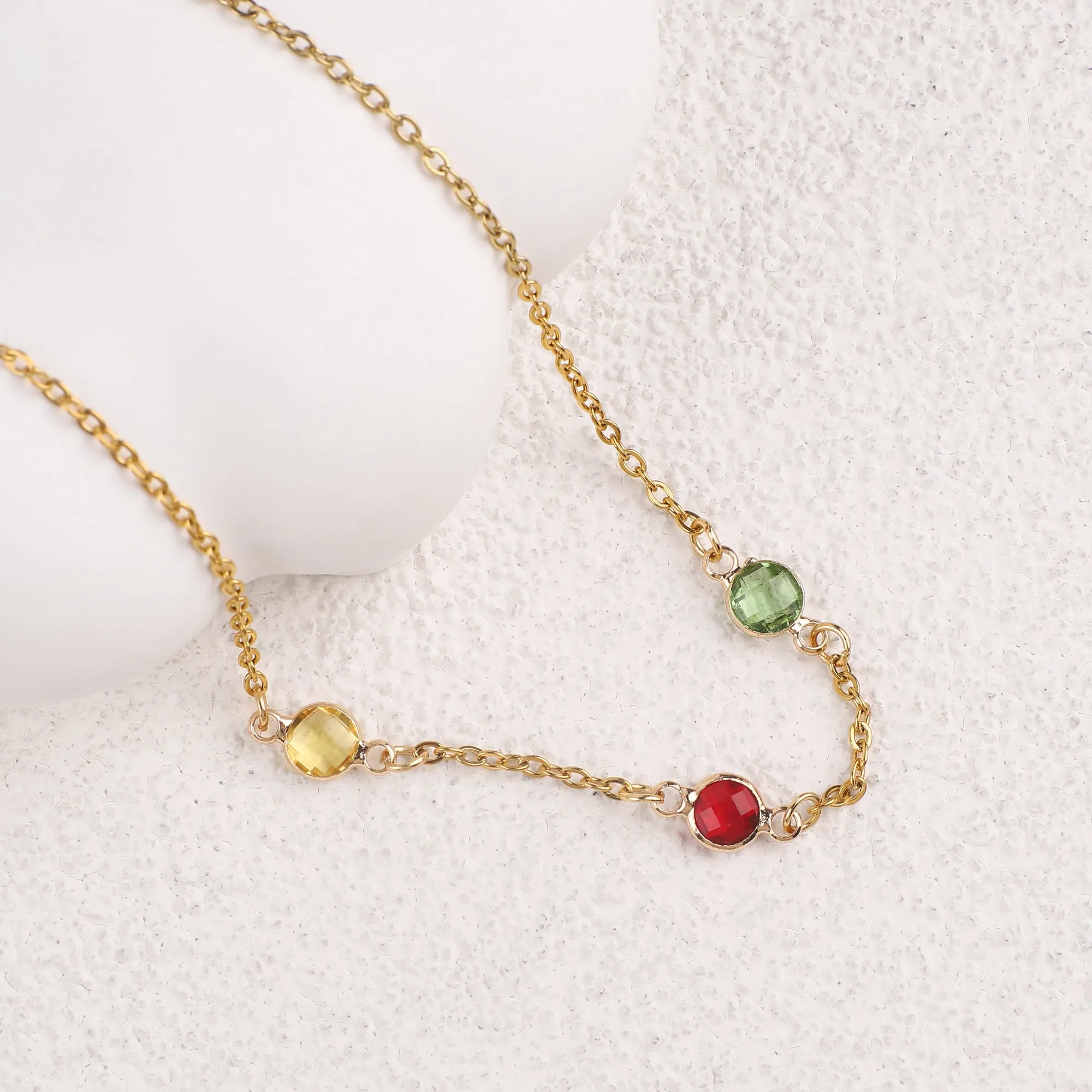 Multi-Stone Birthstone Necklace