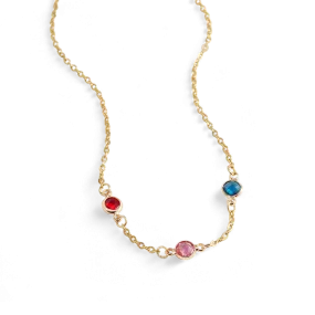 Multi-Stone Birthstone Necklace