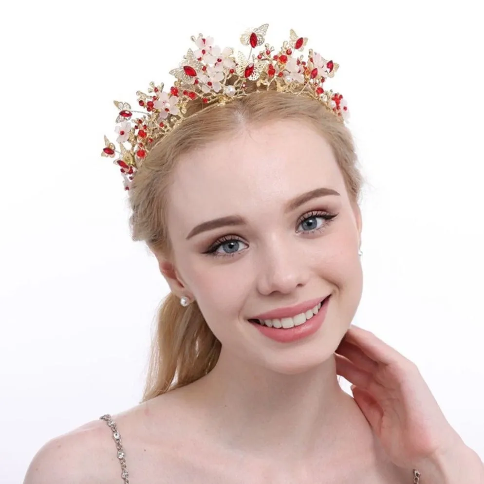 Multiple Colors Bridal Tiara (SG1419) - Wholesale