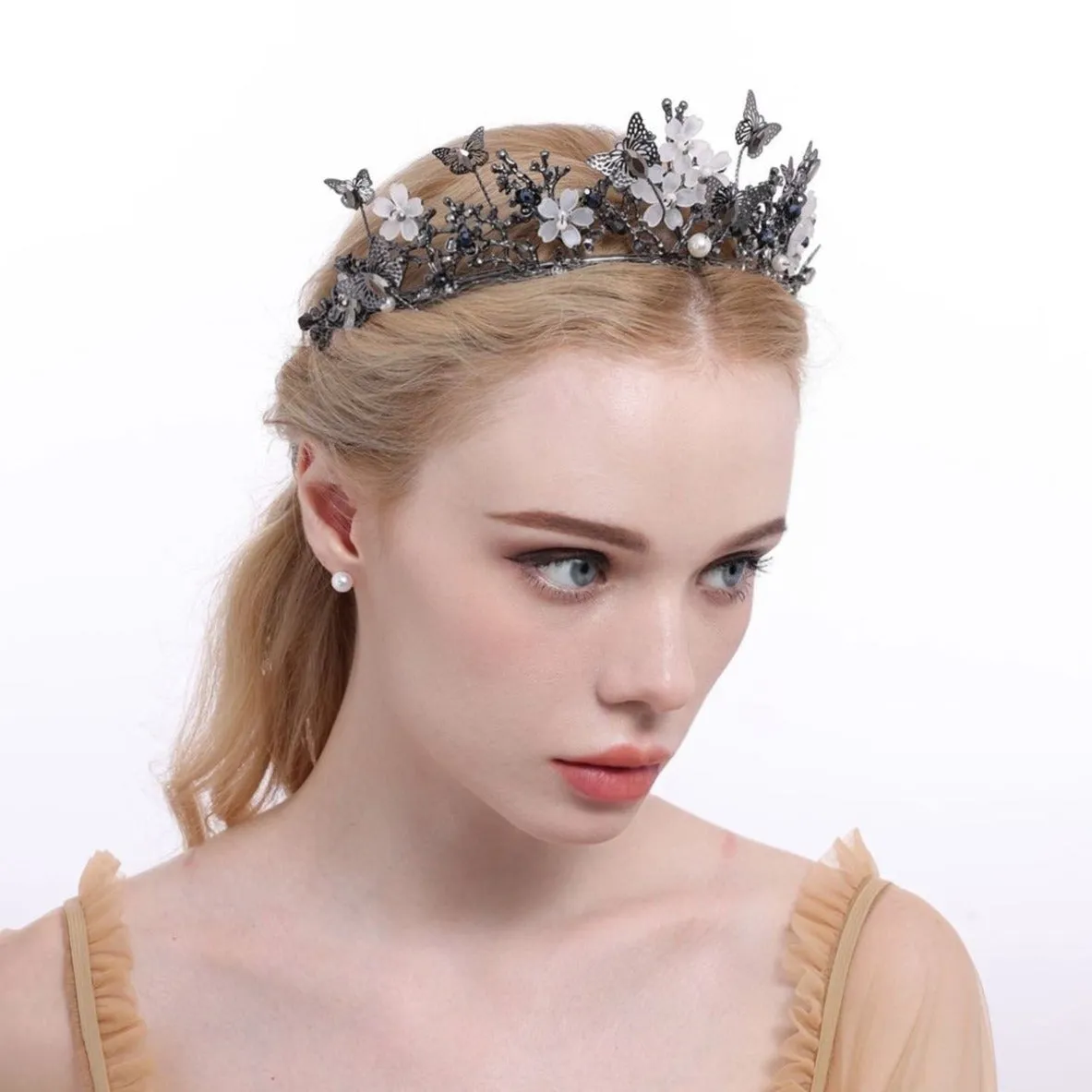 Multiple Colors Bridal Tiara (SG1419) - Wholesale