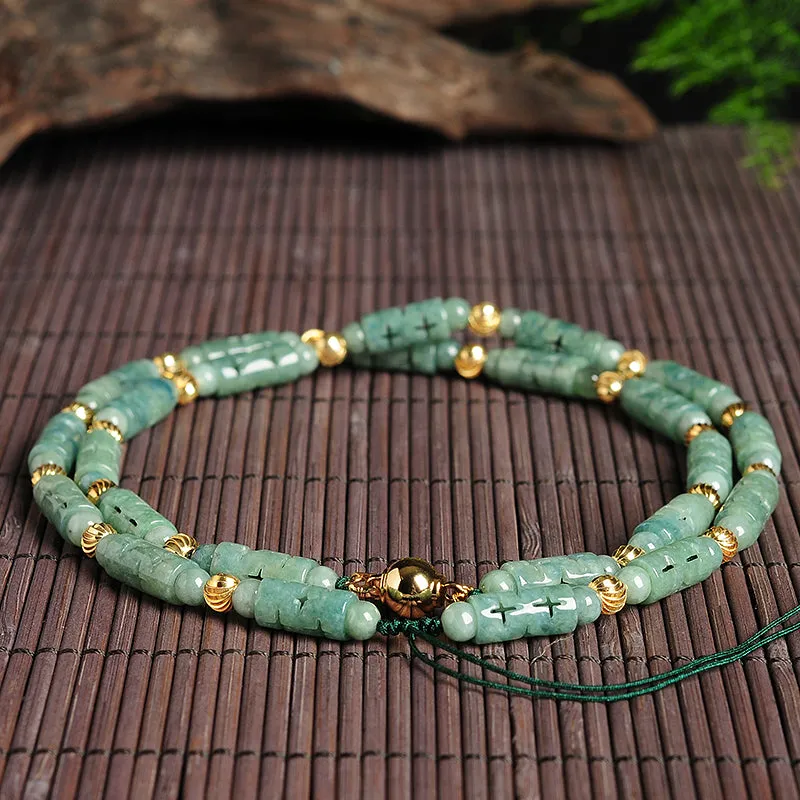 Natural Jade Necklace Jadeite Necklace WN6