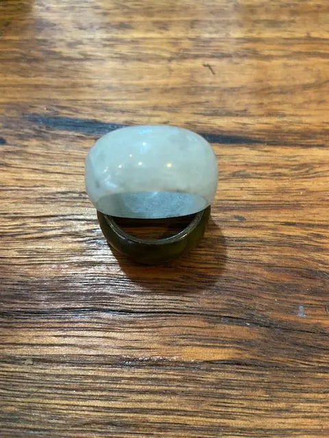 Natural Stone Agate Rings