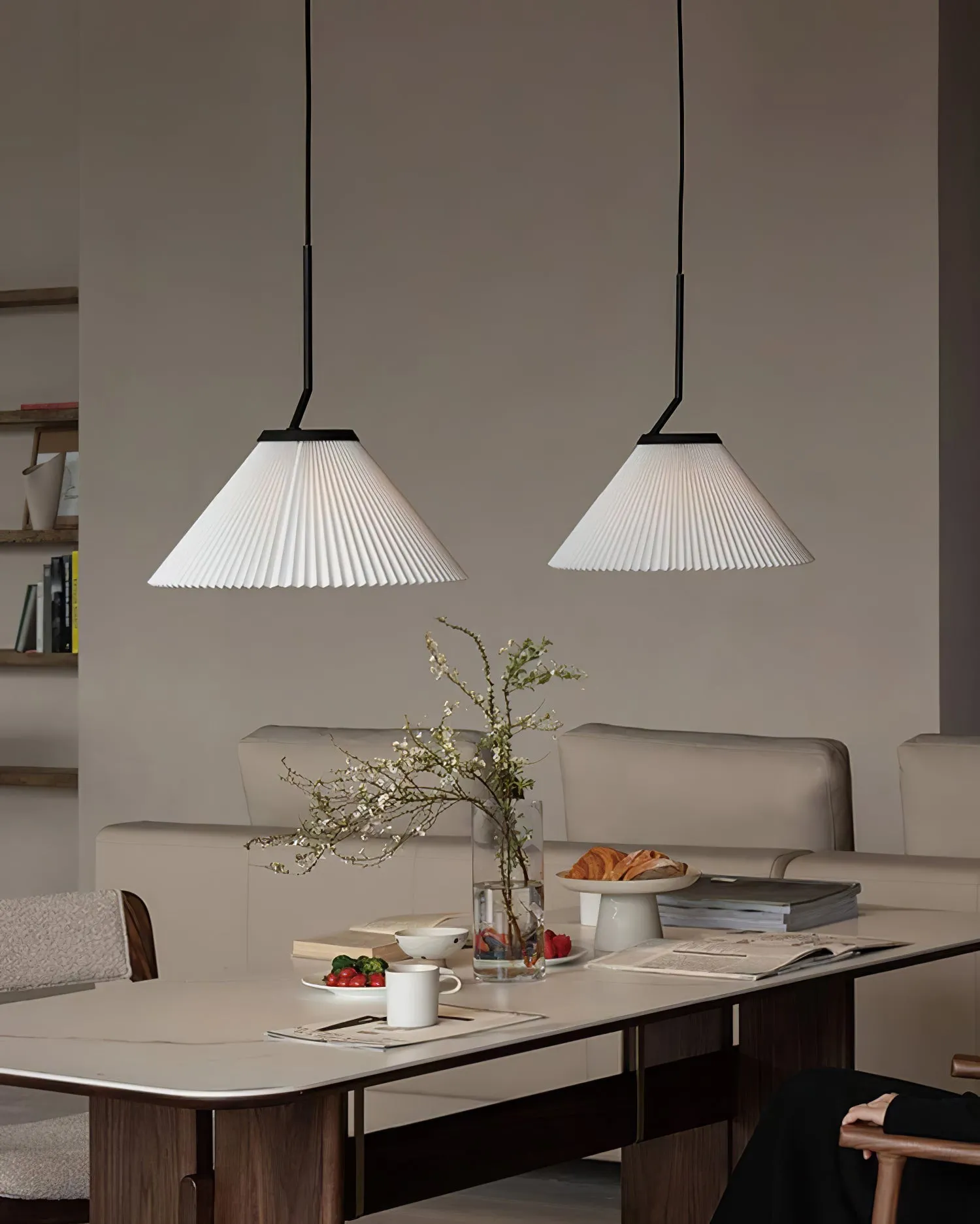 Nebra Pleated Pendant Lamp