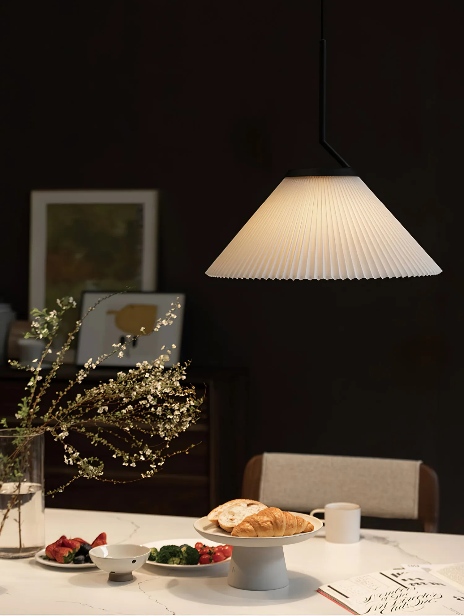 Nebra Pleated Pendant Lamp