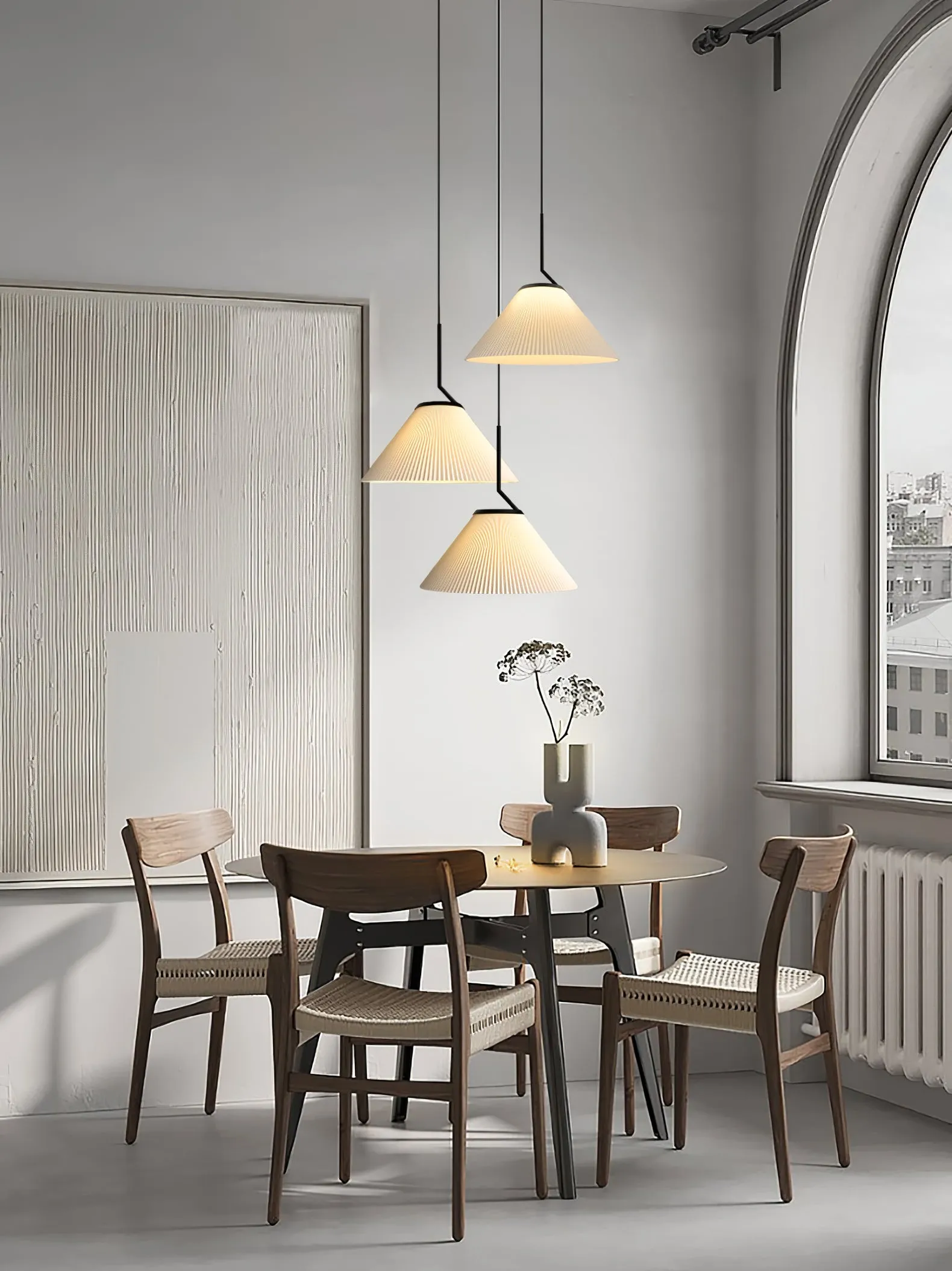 Nebra Pleated Pendant Lamp