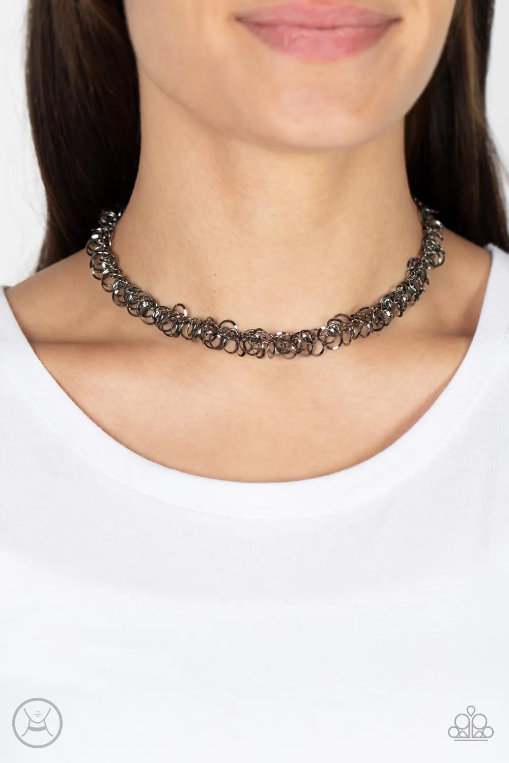 Necklace Cause a Commotion - Black