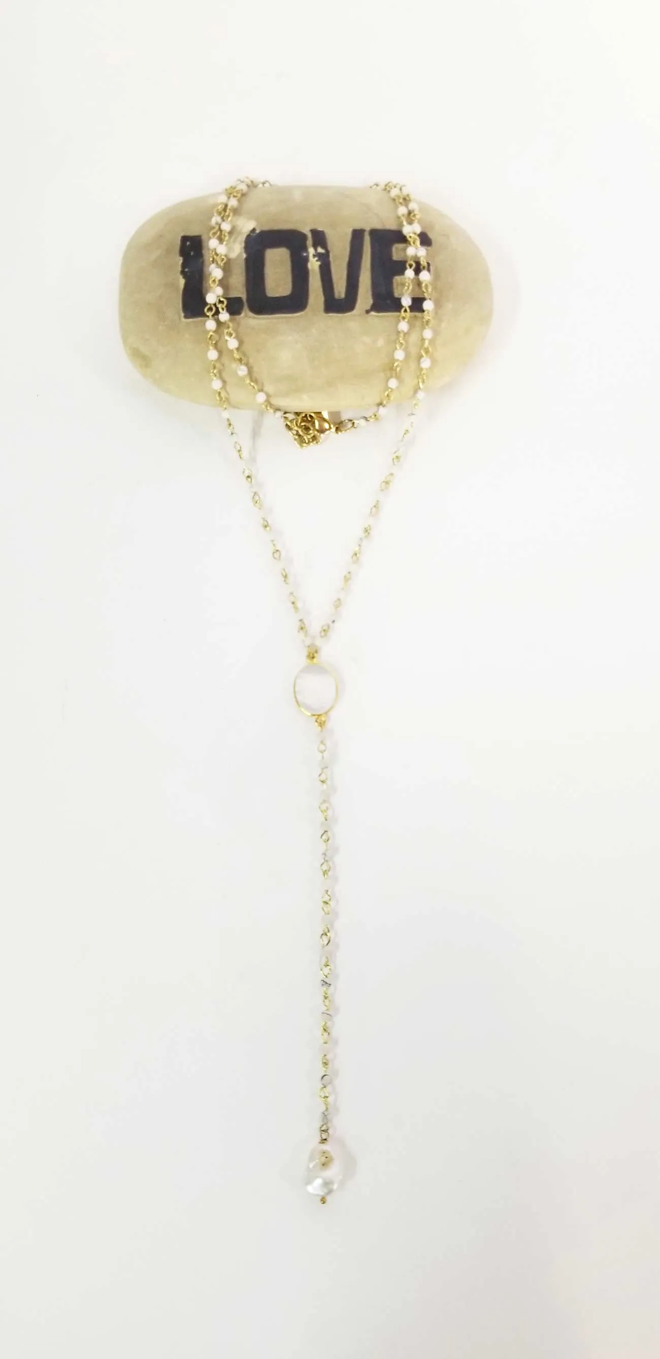 Necklace Mother Pearl & Beads