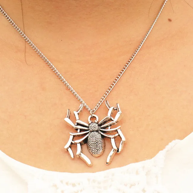 Necklaces & Pendants For Women Men Spider Geometric Simulated Pearls Tree Bull Fashion Jewelry Steampunk Cheap Christmas Gift