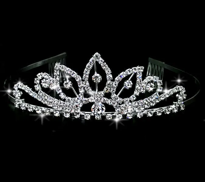 New Fashion Princess Bride rhinestone crystal tiara crown wedding accessories