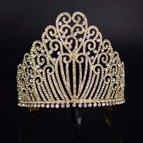 New Sparkling Crystal Tiara Luxury Wedding Headdress