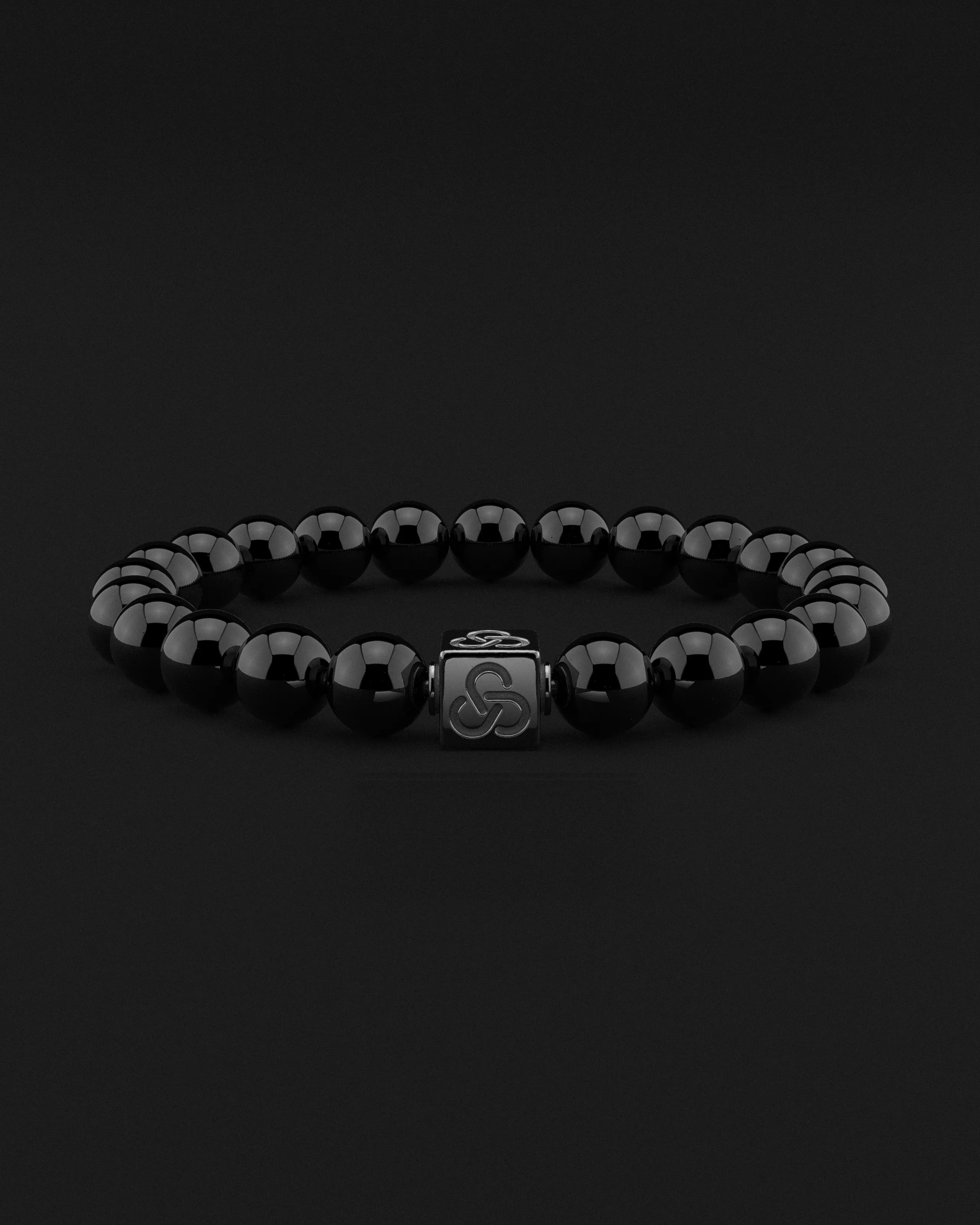 Onyx Bracelet 8mm | Essential by Seekers Men's Jewelry