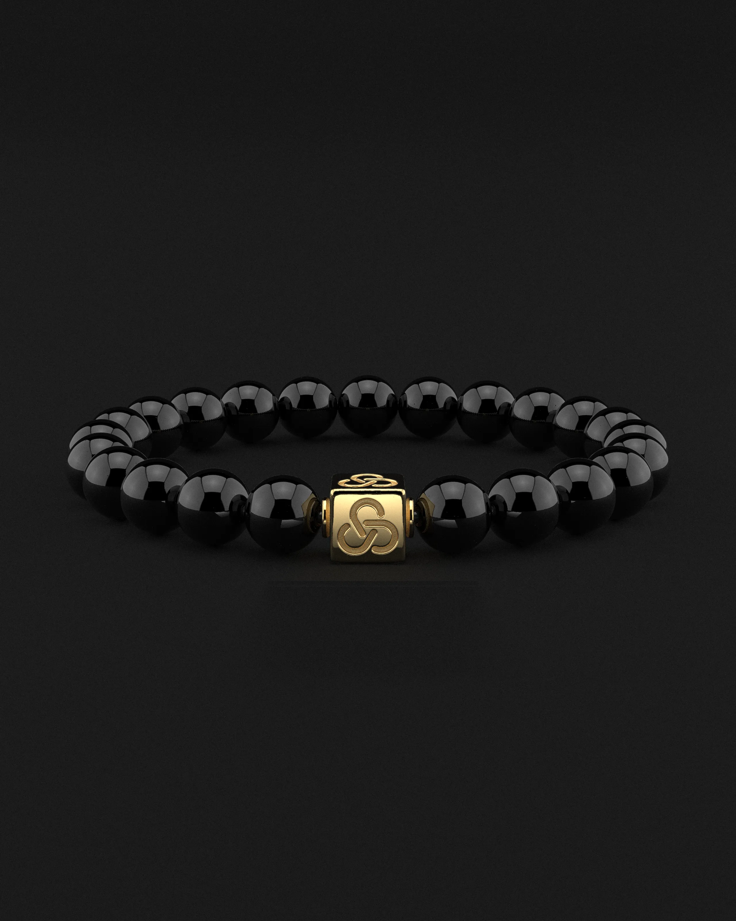 Onyx Bracelet 8mm | Essential by Seekers Men's Jewelry