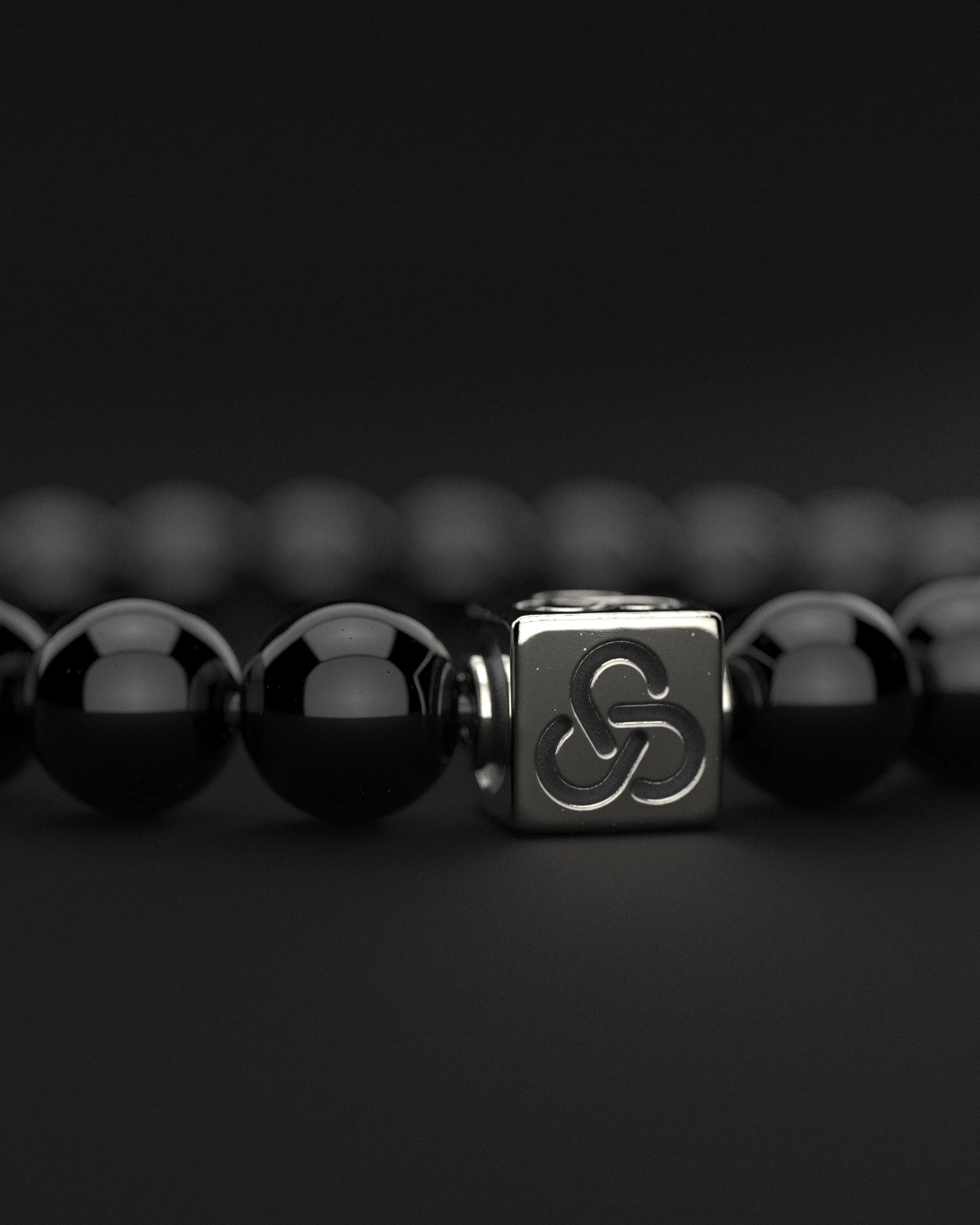 Onyx Bracelet 8mm | Essential by Seekers Men's Jewelry