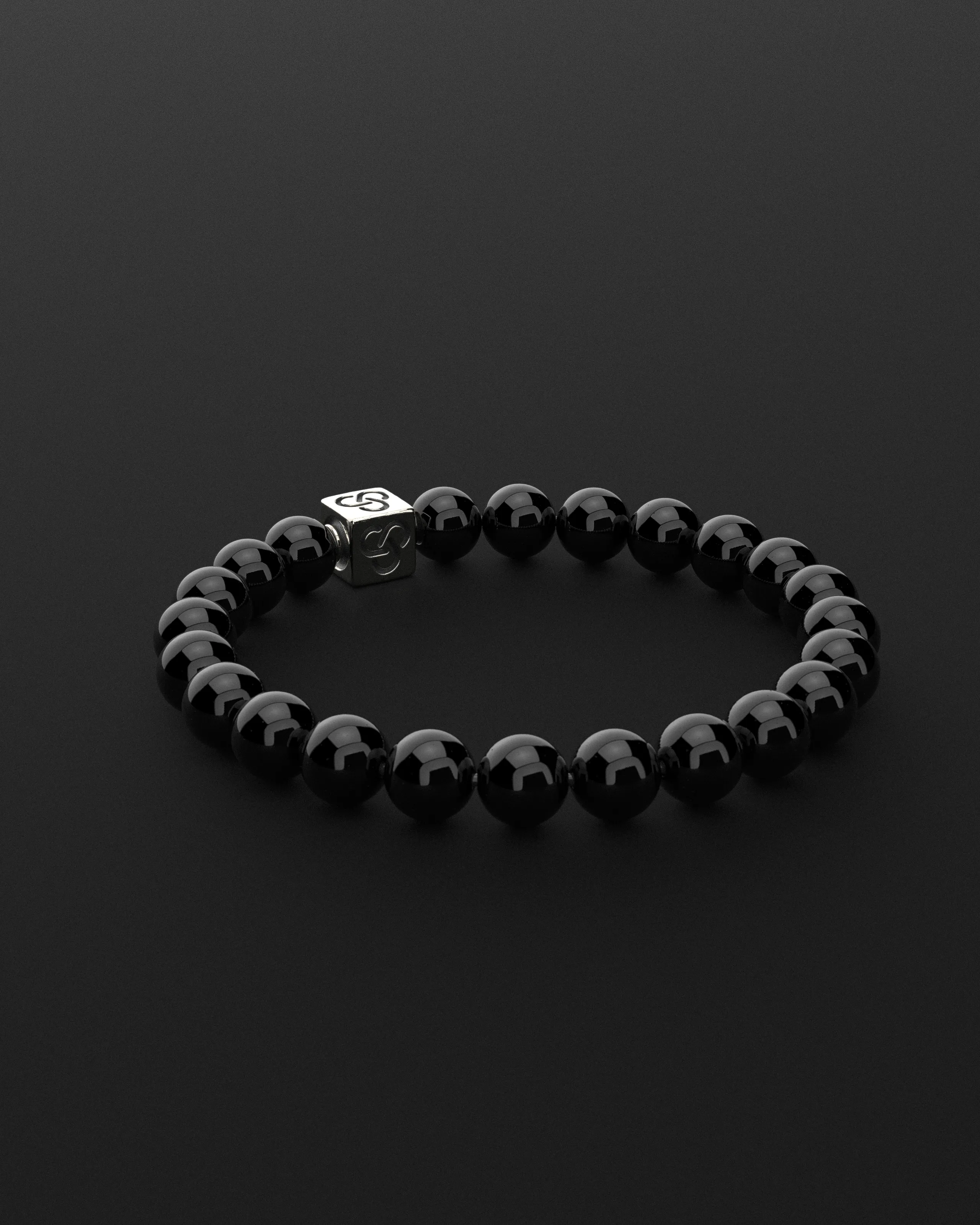 Onyx Bracelet 8mm | Essential by Seekers Men's Jewelry