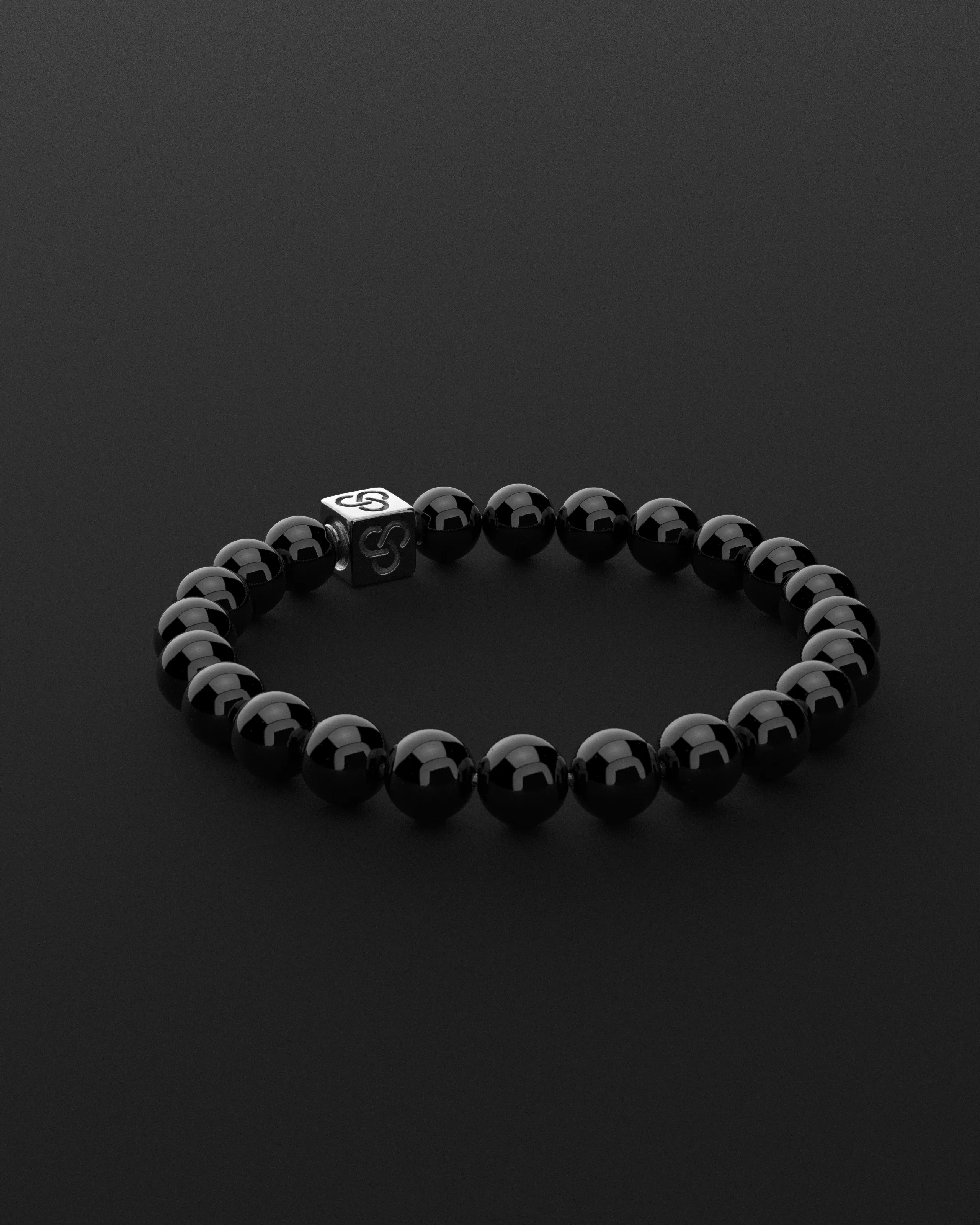 Onyx Bracelet 8mm | Essential by Seekers Men's Jewelry