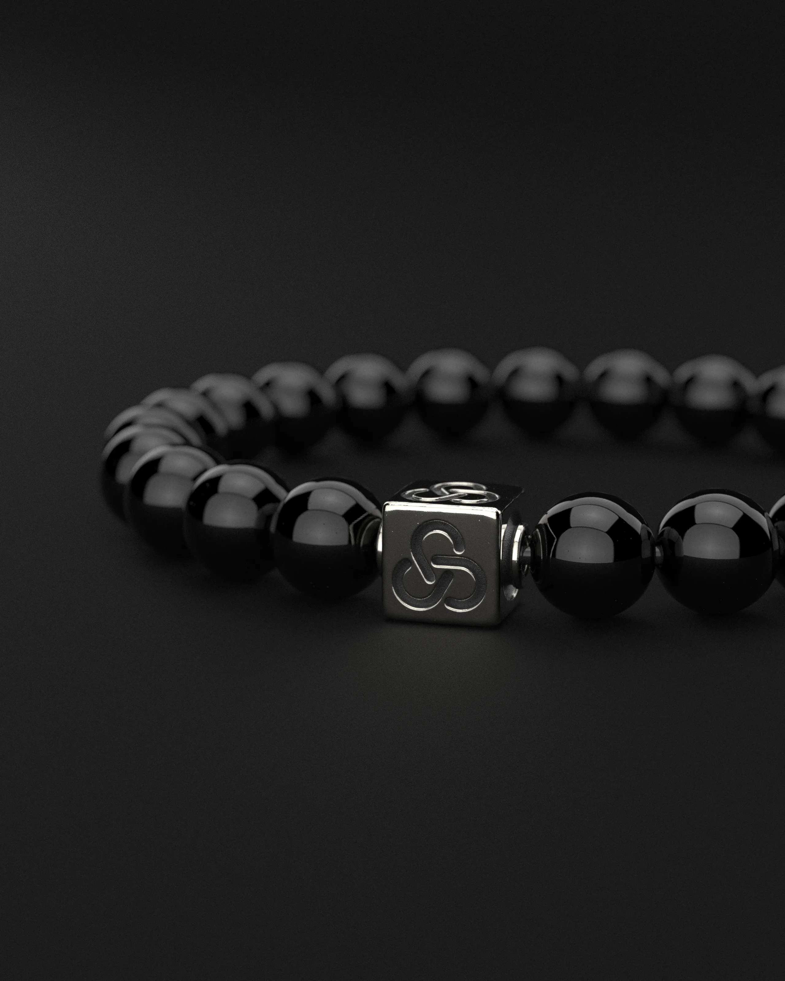 Onyx Bracelet 8mm | Essential by Seekers Men's Jewelry