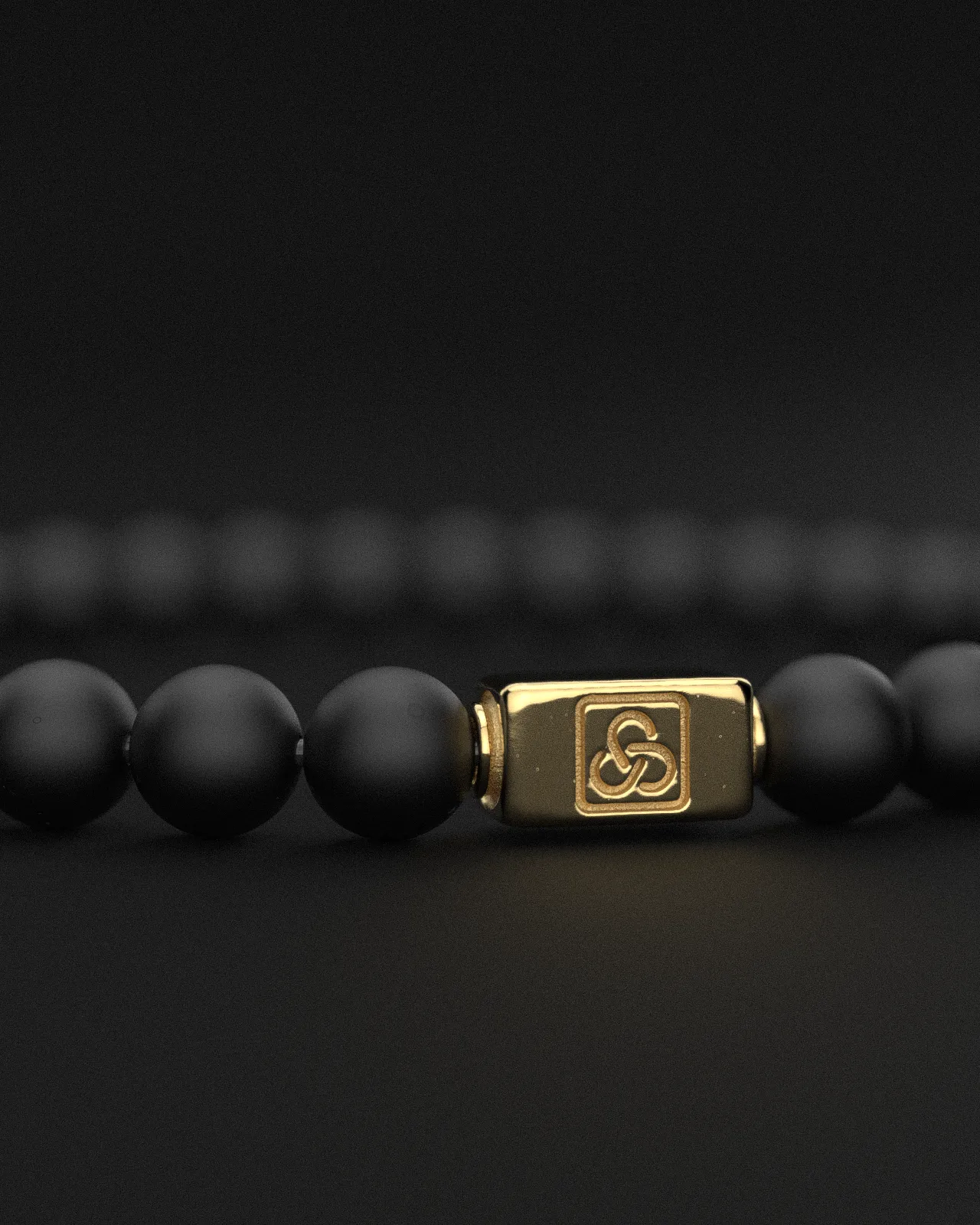 ONYX MATTE BRACELET 6MM | ESSENTIAL by Seekers Men's Jewelry