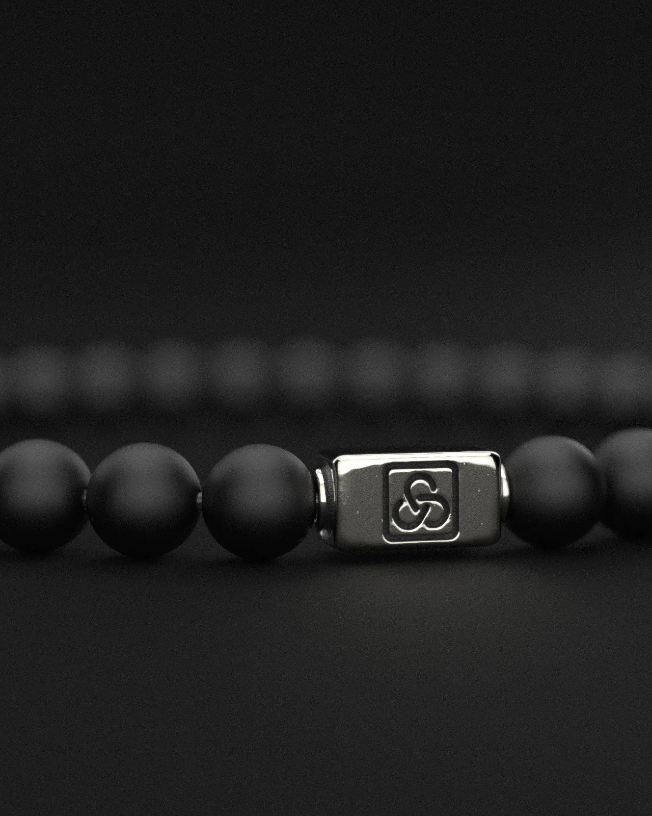 ONYX MATTE BRACELET 6MM | ESSENTIAL by Seekers Men's Jewelry