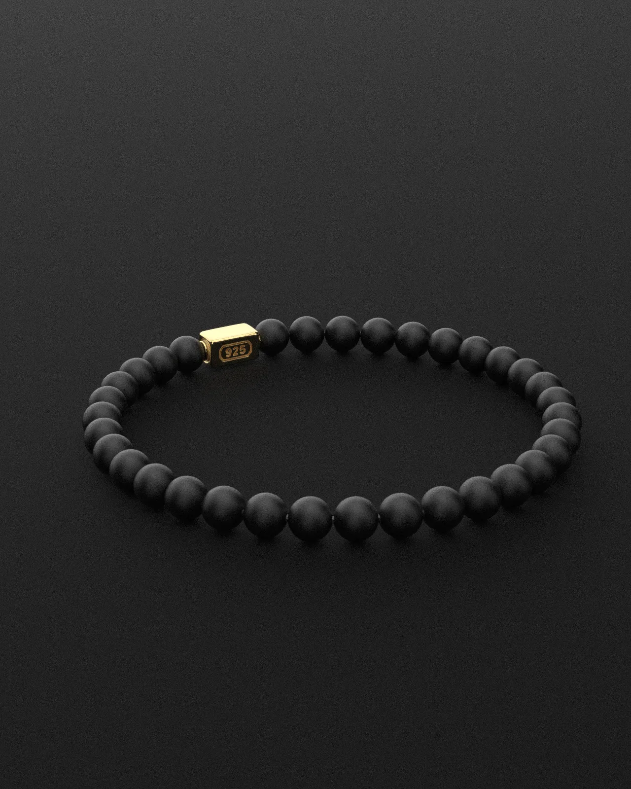 ONYX MATTE BRACELET 6MM | ESSENTIAL by Seekers Men's Jewelry