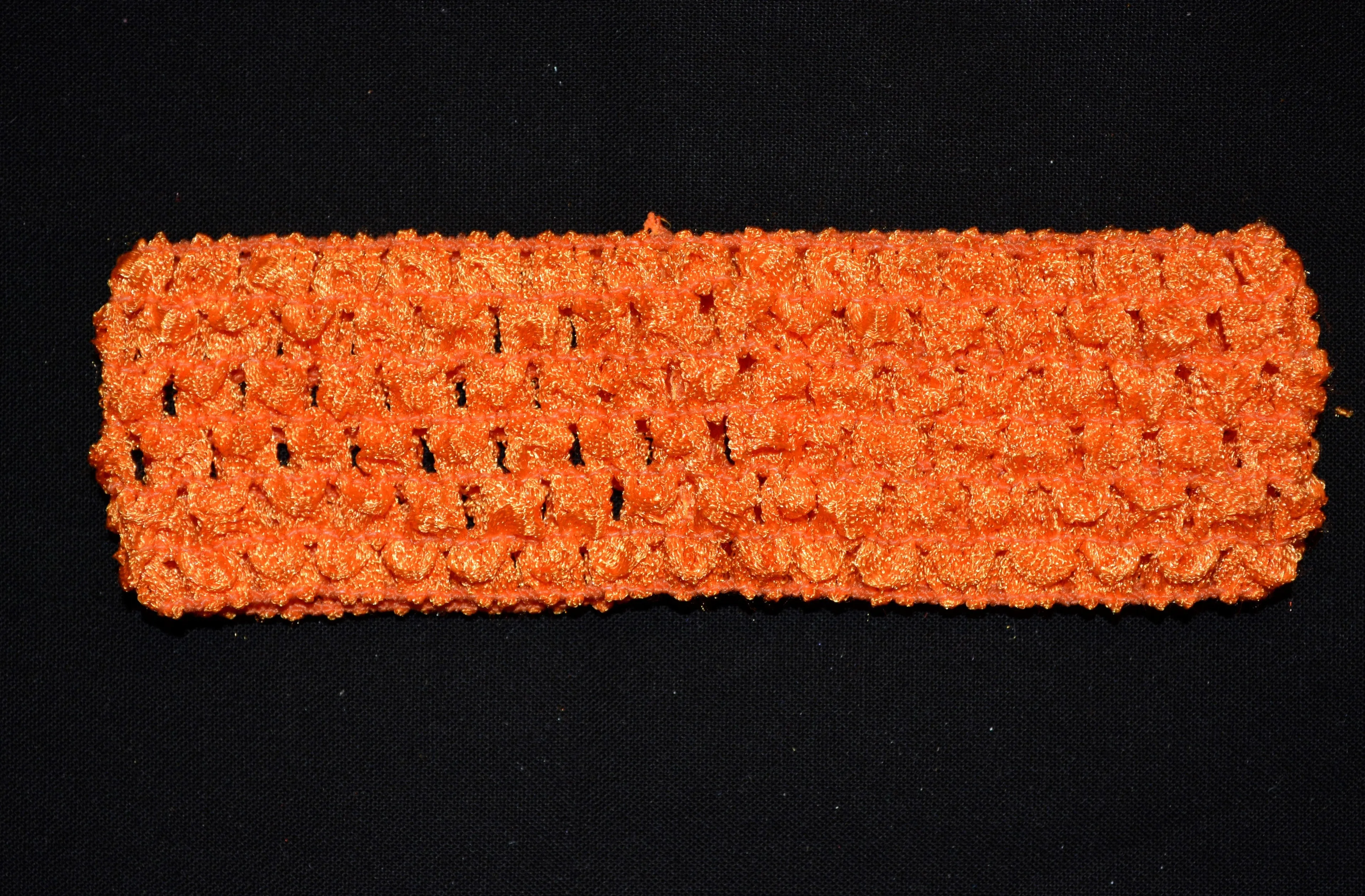 Orange Crochet Headband