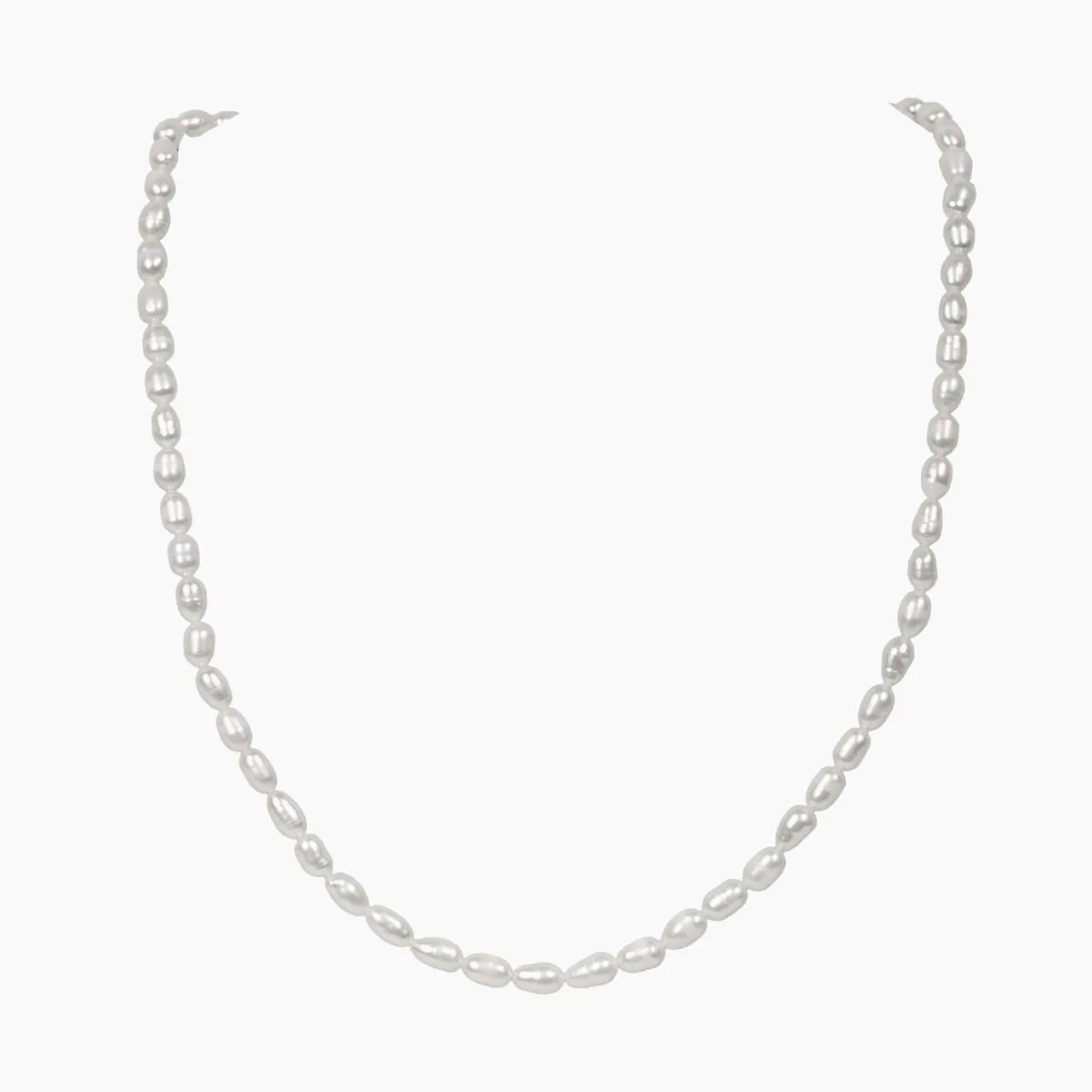 Oval Freshwater Pearl Necklace