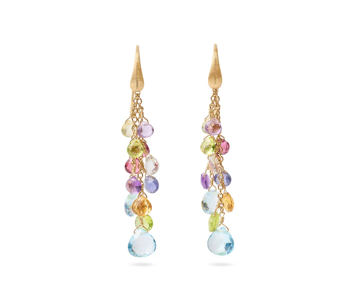 Paradise Multi-Strand Gemstone Earrings