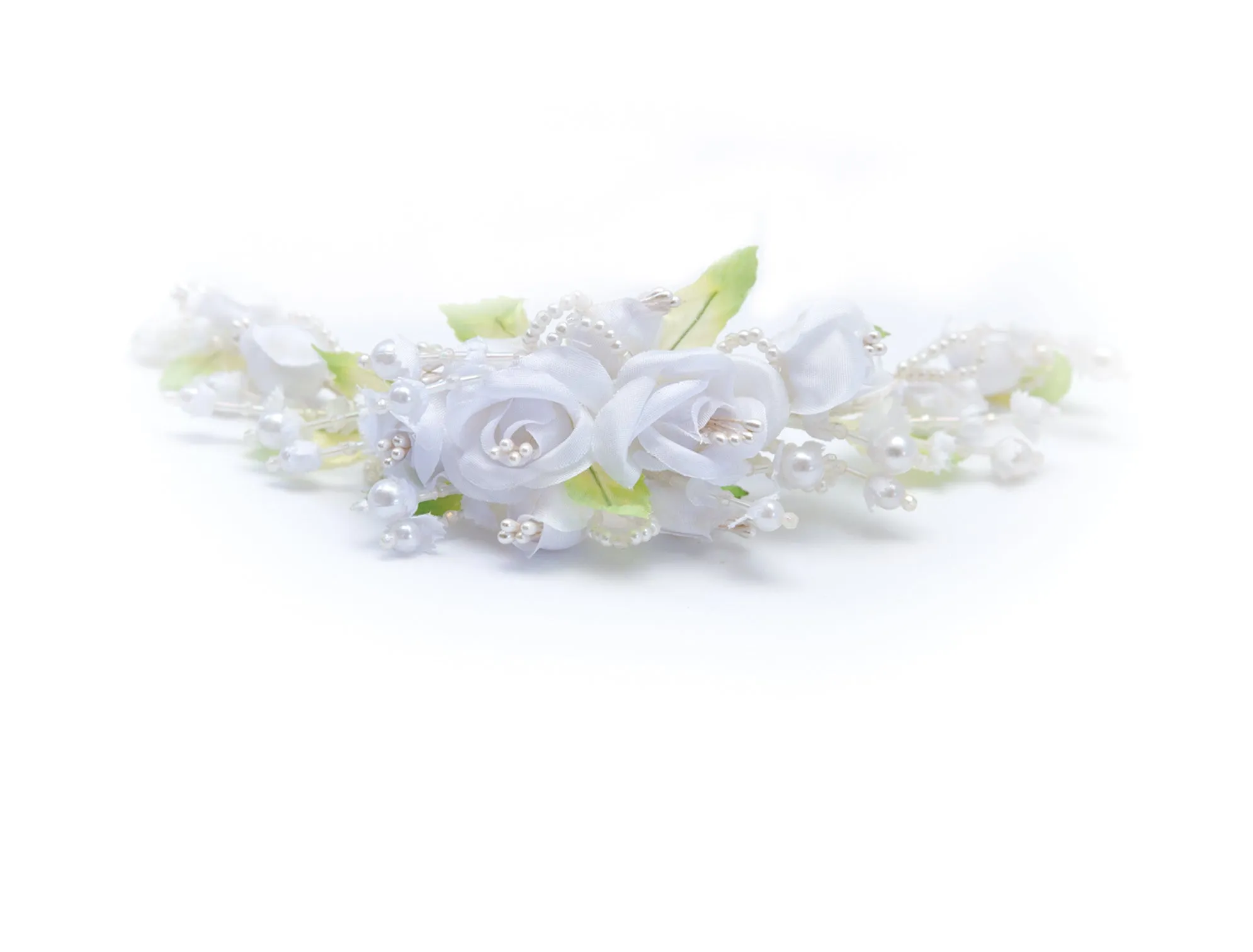 Pearl & Flower Tiara