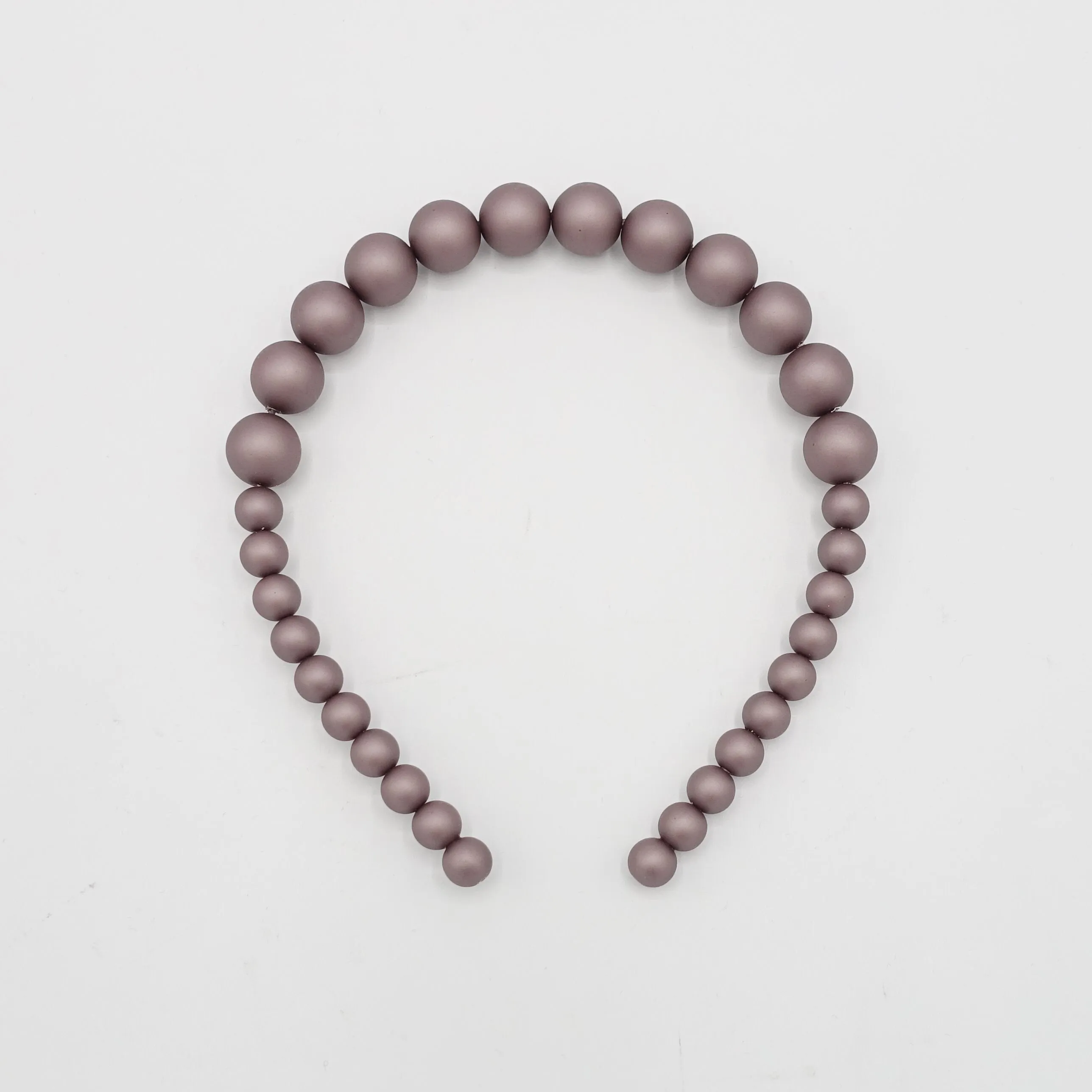 pearl headband dyed non- glossy ball wire hairband women hair accessory