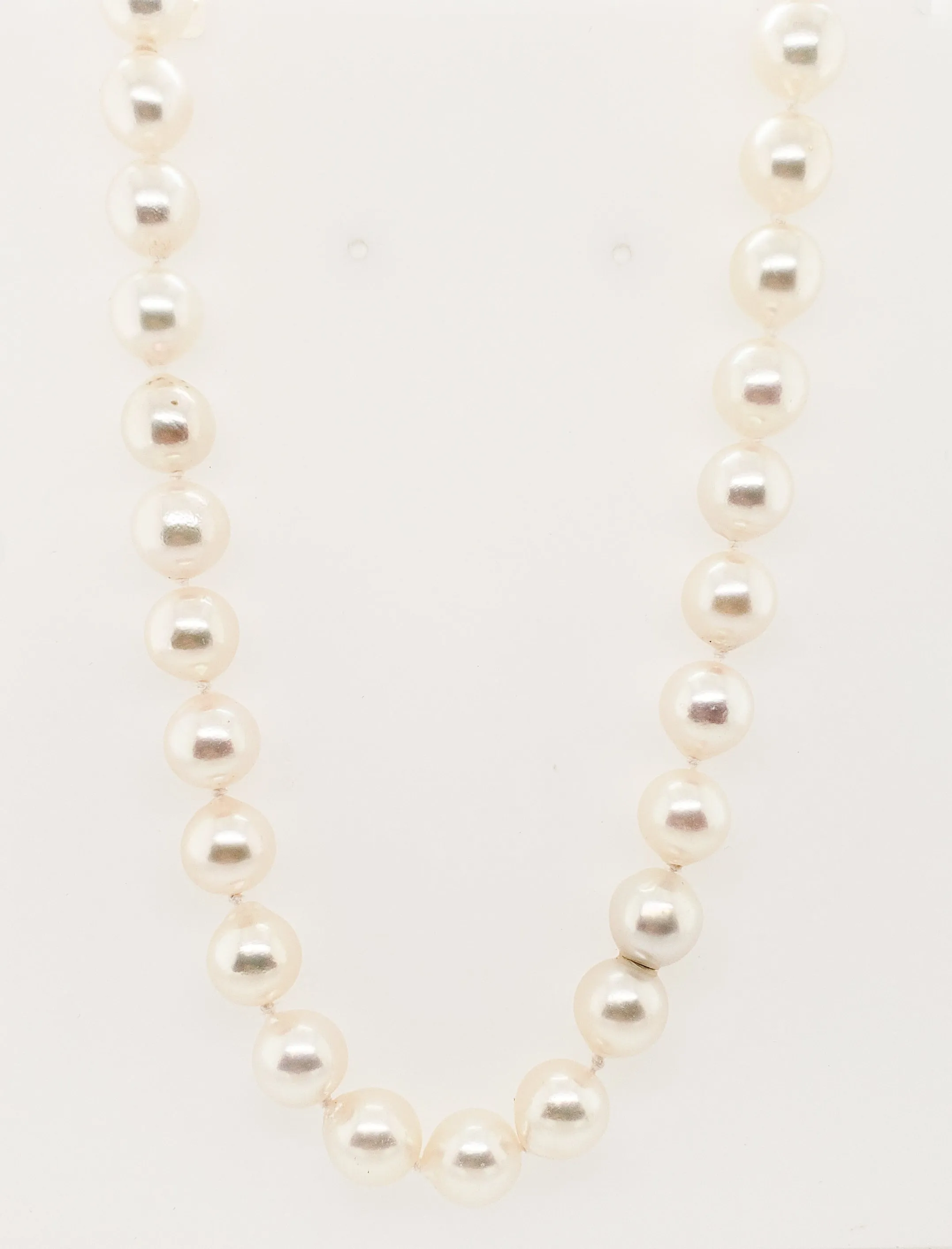 Pearl Strand Necklace, 9MM