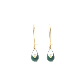 Penelope Malachite 3-in-1 Earrings