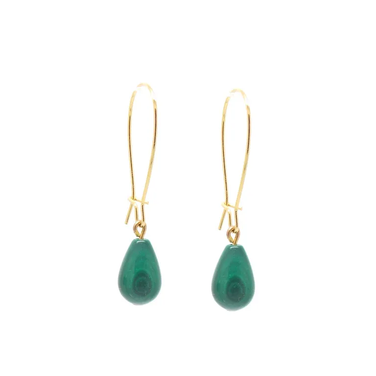 Penelope Malachite 3-in-1 Earrings