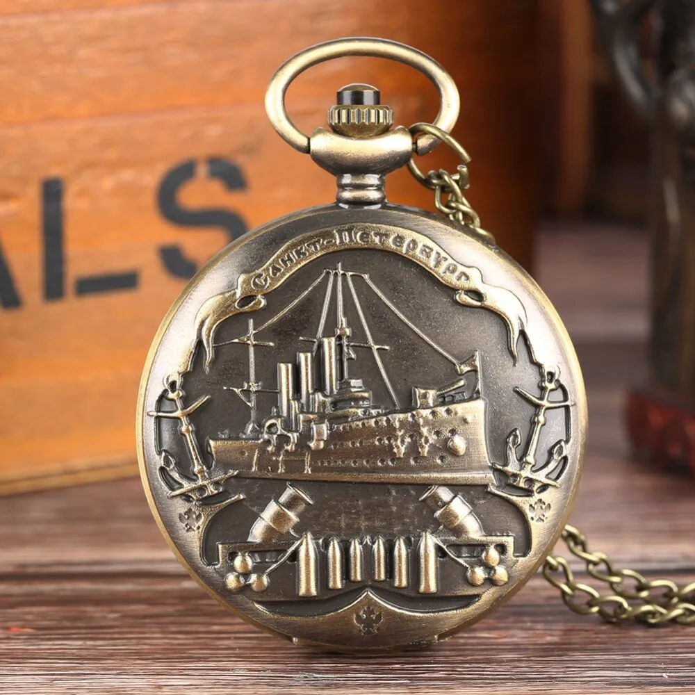 Pocket Watch Necklace Pendant Chain Unisex Gifts Clock cep saati