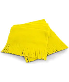 Polartherm tassel scarf | Yellow