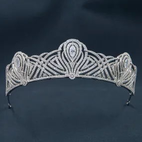 Pretty New cubic zirconia bride wedding headdress head jewelry CH10432