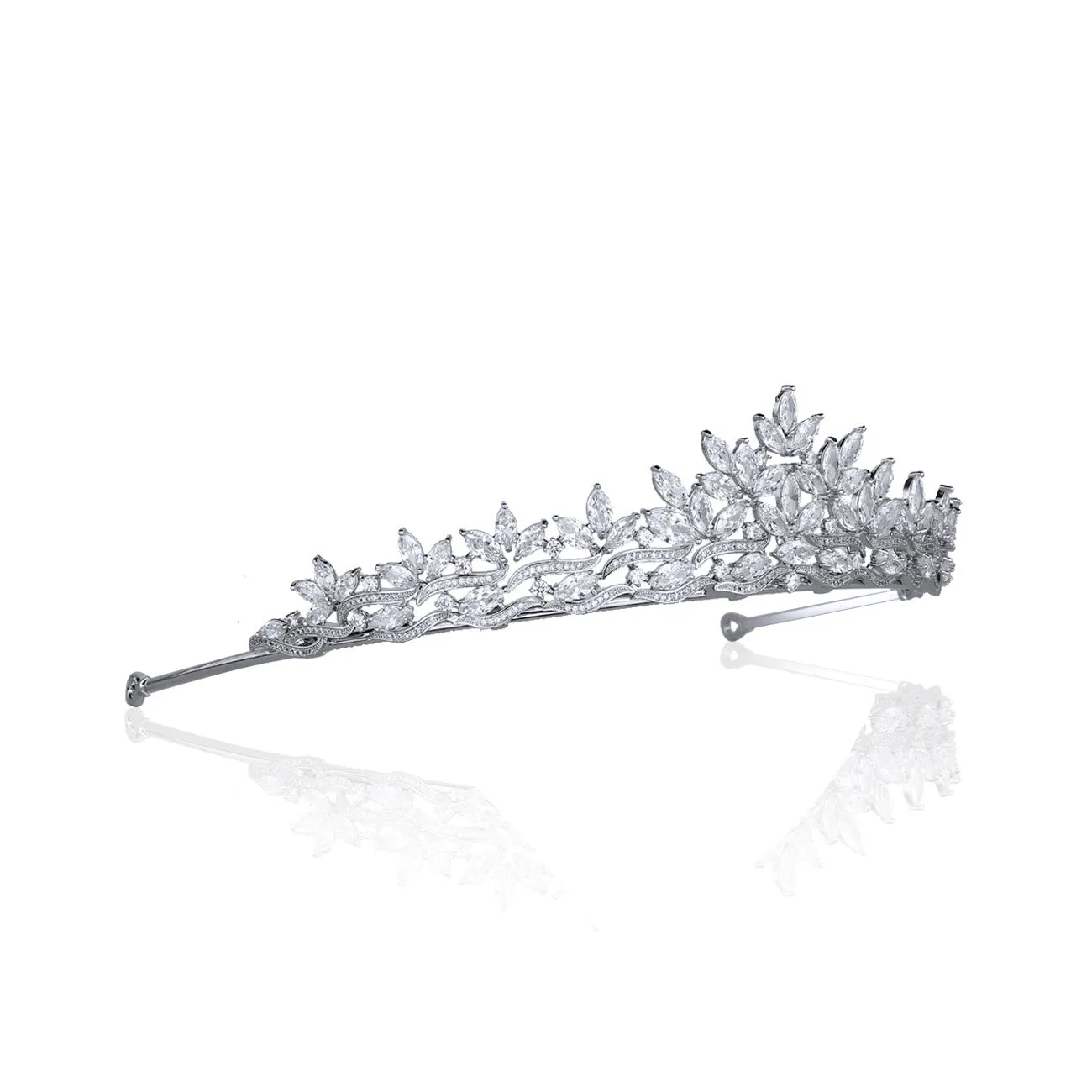 Princess Classic Tiara for Wedding ,Crystal Tiaras for Bride HT19031