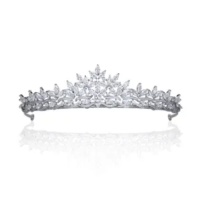 Princess Classic Tiara for Wedding ,Crystal Tiaras for Bride HT19031