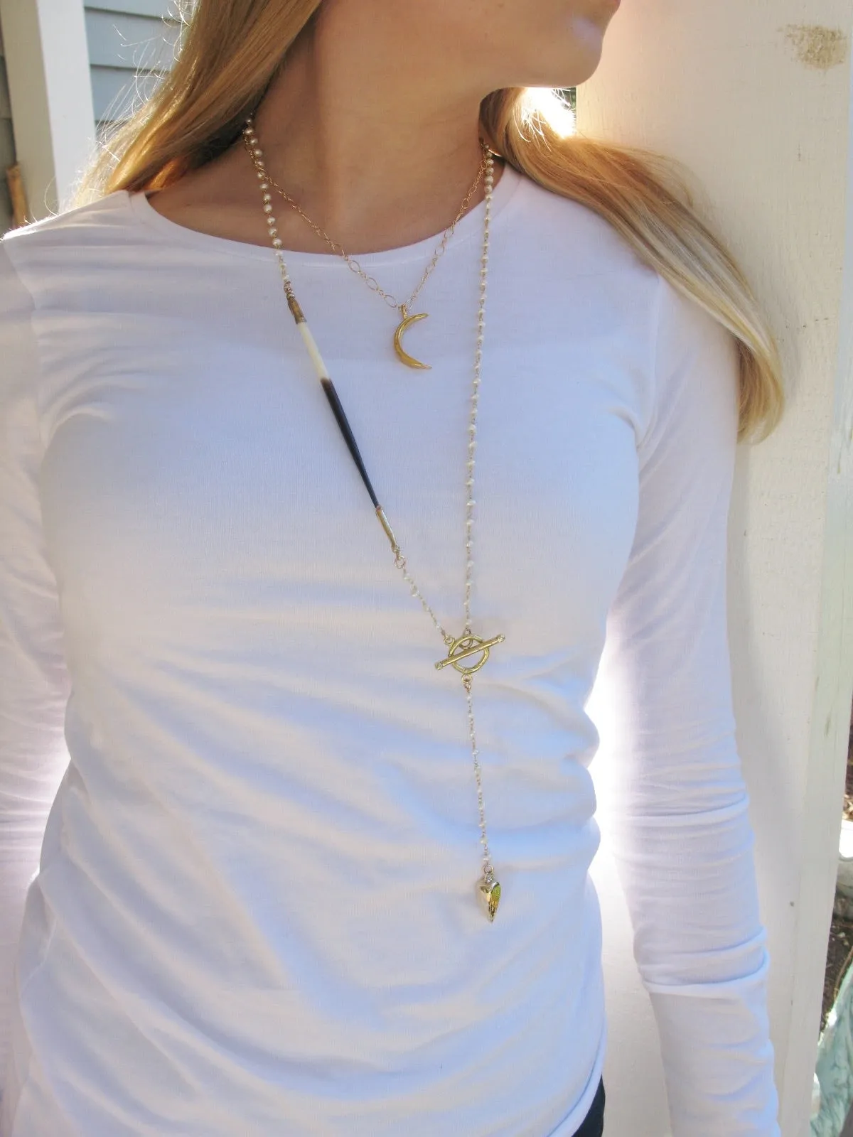 Quill Lariat Necklace