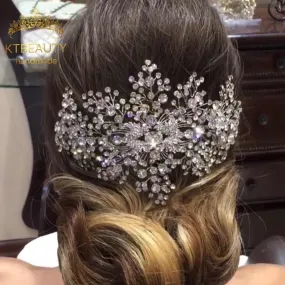 Rhinestone Crystal Bridal Tiara  Bridal Wedding head band Crown